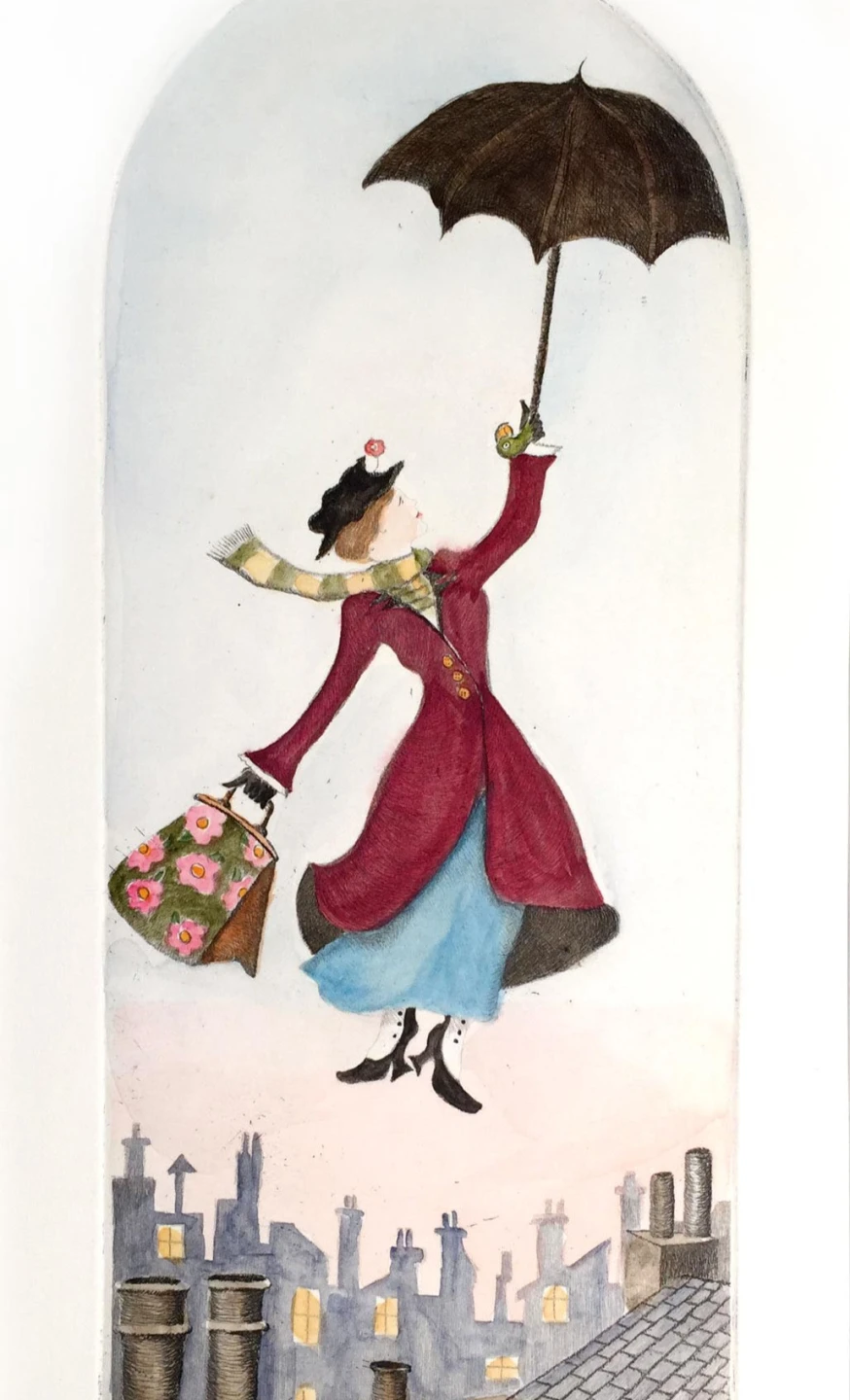 Mary Poppins sui comignoli